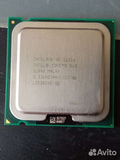 Процессор 775 Core2Duo e6550 + память
