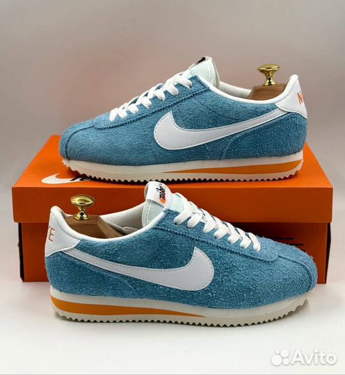 Кроссовки Nike Cortez голубые