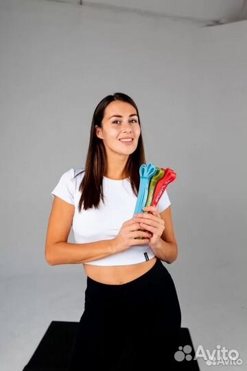 Резинки для фитнеса набор 4 шт