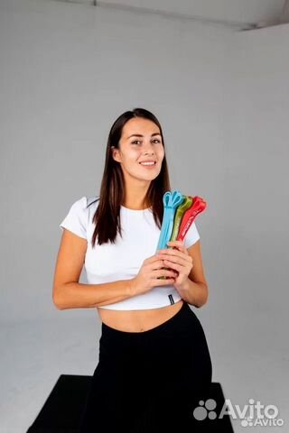 Резинки для фитнеса набор 4 шт