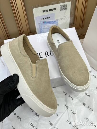 Слипоны женские the row замш