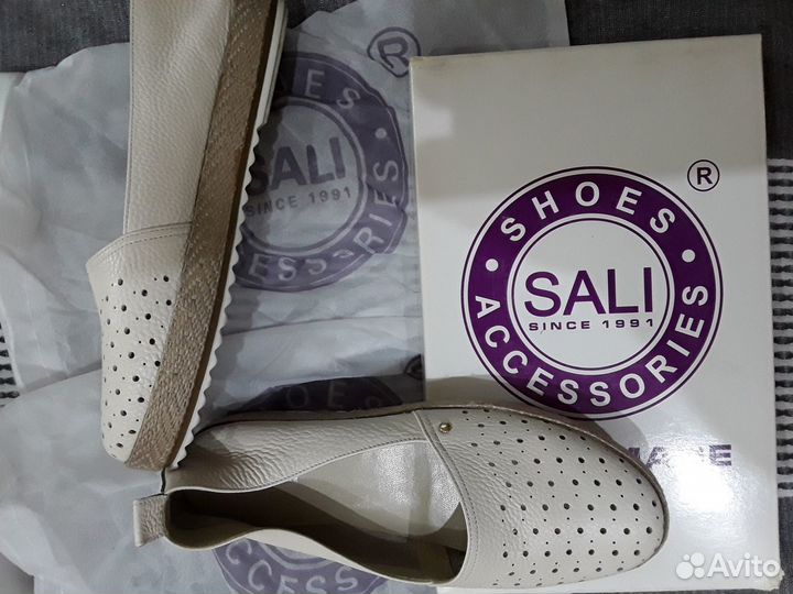 Эспадрильи из натуральной кожи