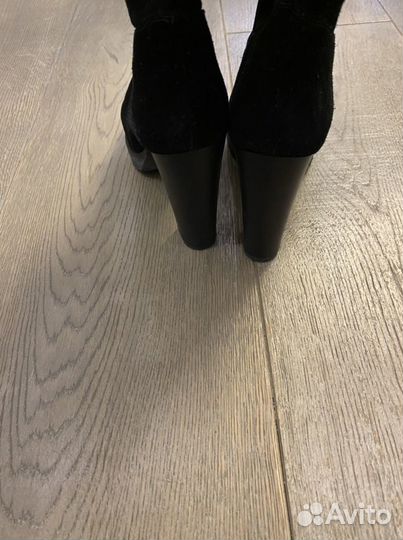 Сапоги замшевые 37.5 размер Hogan