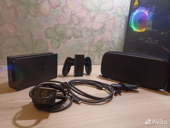 Nintendo switch прошитая + игры