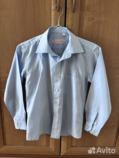 Рубашка школьная для мальчика 128-134