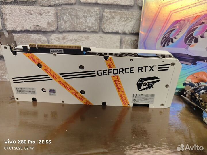 RTX 3070 colorful ultra-v(белая+коробка)