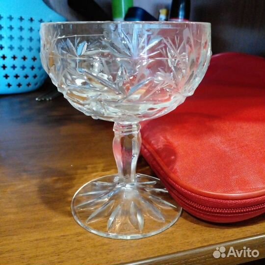 Конфетница. Вазочка.Шведка. СССР. Хрусталь