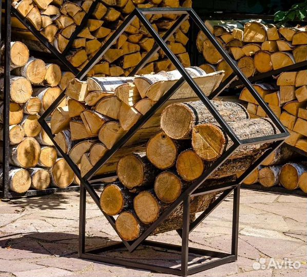 Дровница лофт