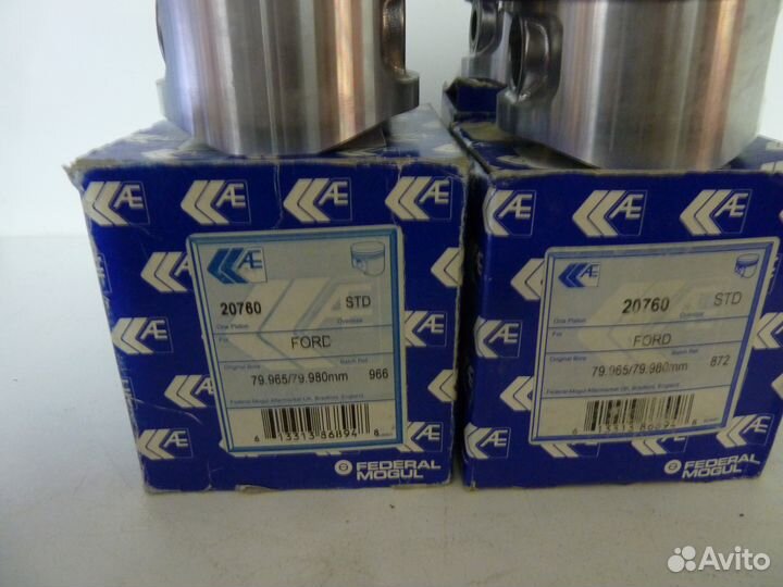 Ford Escort/ Fiesta/ Orion Новый Комплект Поршней