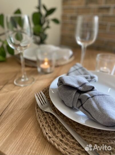 Салфетка из джута, кухня, столовая, декор