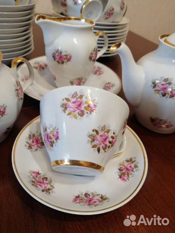 Сервиз чайный фарфоровый Сигулда Рижский