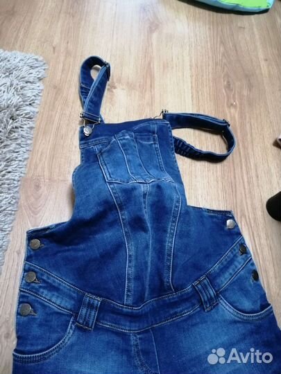 Утеплённый полукомбинезон для беременных Mama's F