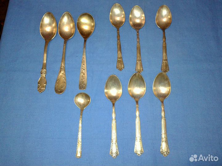 Мельхиоровые ложки. СССР