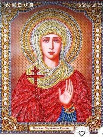 Алмазная мозаика икона,Святая мученица Галина