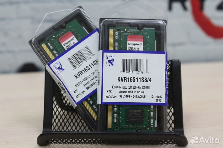 Память sodimm DDR3L 4Gb Kingston 1600MHz Новые