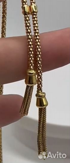 Золотое колье Бренд Италия 750 проба