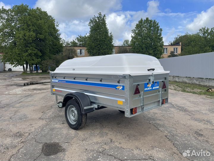 Прицеп легковой с крышкой 2,5х1,3х0,5 Кремень