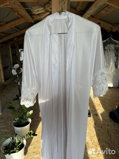 Белый халат для фотосессии