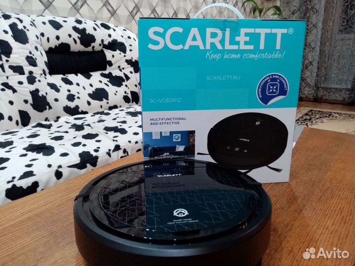 Робот пылесос scarlett sc-vc80R12