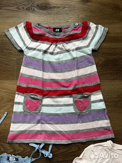 Платья для девочки пакетом 86 92