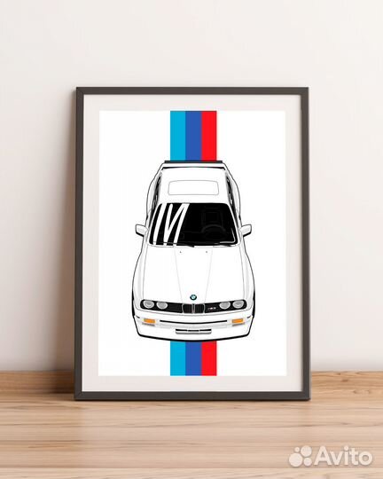 Постер BMW M3 E30