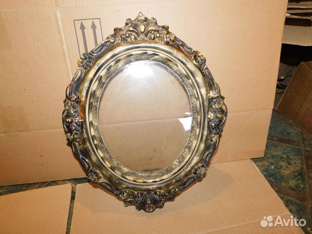 Антикварная, красивая,гипсовая рамка под фото СССР