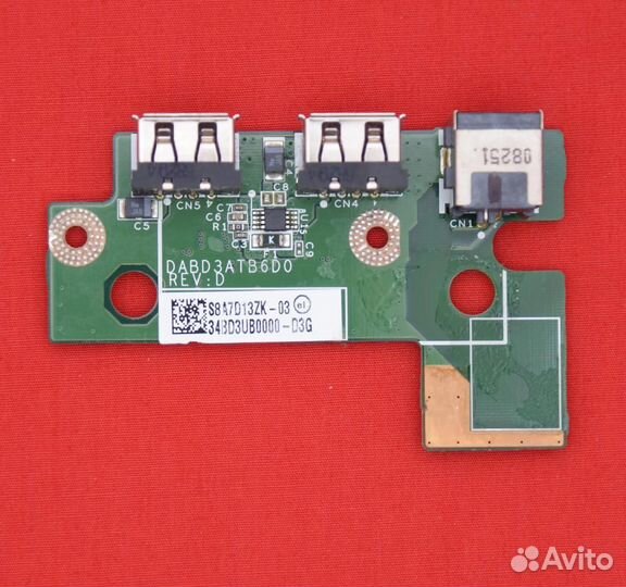 Плата USB+LAN для ноутбука Toshiba Satellite A300
