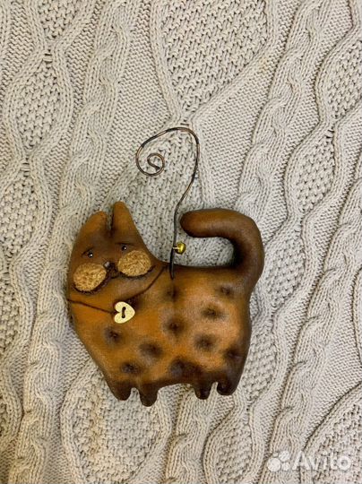 Елочная игрушка ручной работы