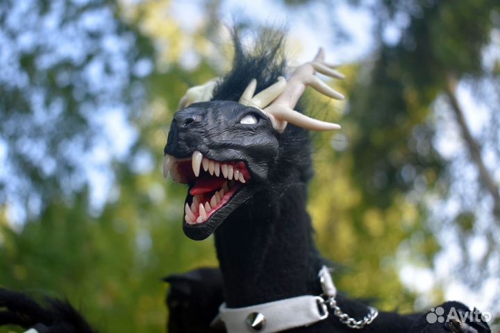 Драконы тьмы и света в смешанной технике