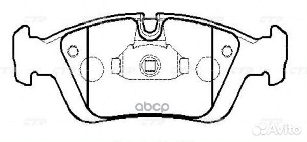 CKB-1 Колодки тормозные дисковые перед GK