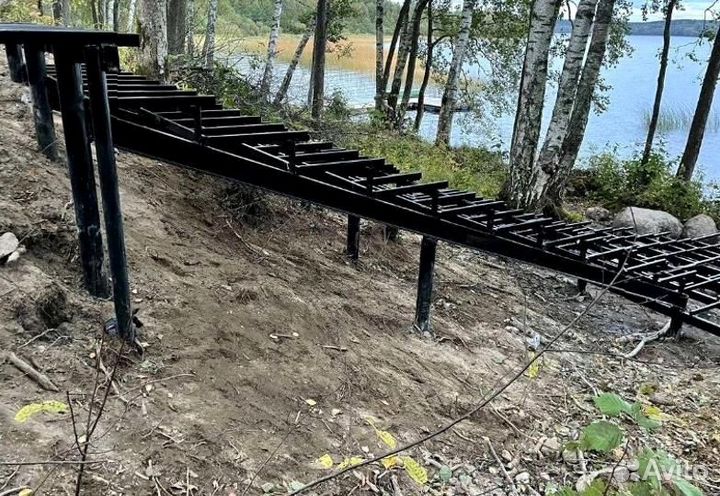 Монтаж винтовых свай