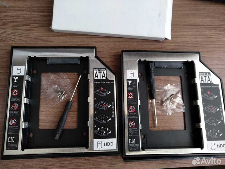 Переходник optibay SSD SATA в отсек DVD 9,5;12,7мм