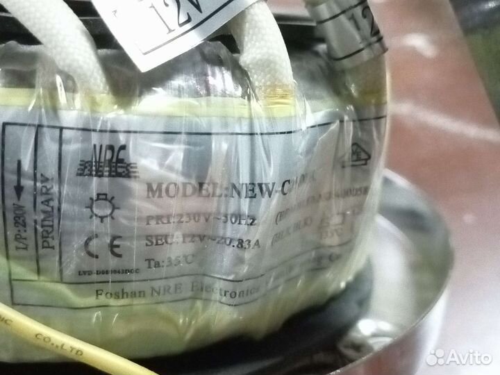 Тороидальный трансформатор new-250va