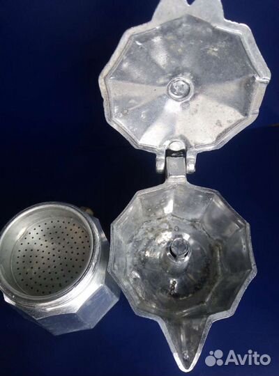 Гейзерная кофеварка 0,6л. СССР 100мл. Италия