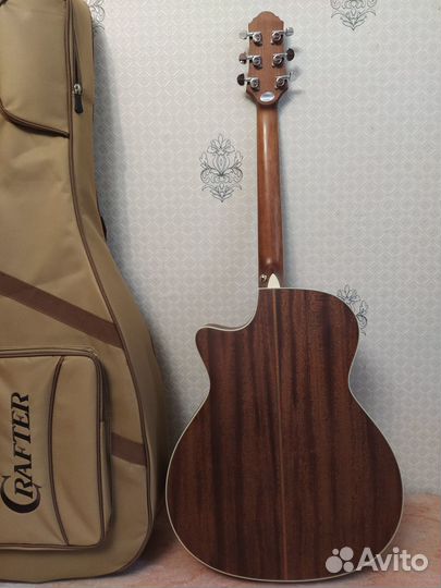Электроакустическая гитара Crafter GAE 7/NC+чехол