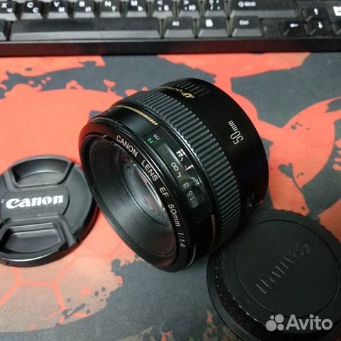 Объектив Canon 50mm 1 4 объявление продам