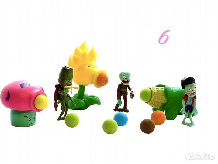 Зомби против растений 5 наборов. Цена за 1 набор