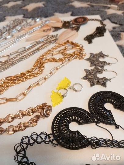 Украшения бижутерия пакетом