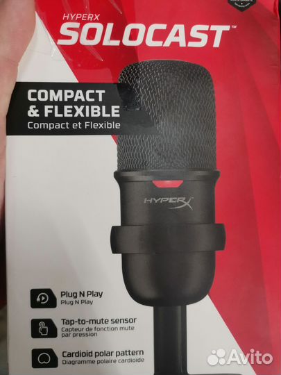Микрофон hyperx solocast