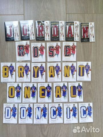 Спортивные карточки Bryant, Ronaldo, Doncic