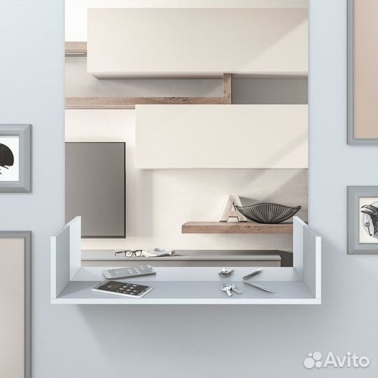 Полка Даминарт Настенная Прямая настенная Скоба 80