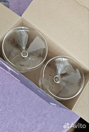 Бокалы блюдце