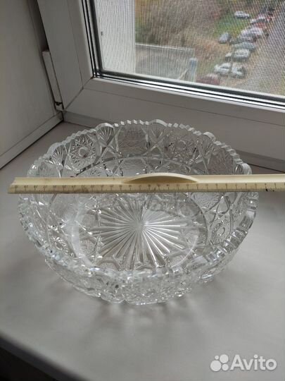 Салатник хрустальный