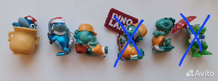 Киндер сюрприз фигурки из 90-х, поштучно