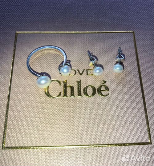 Серьги серебро 925 пробы + кольцо