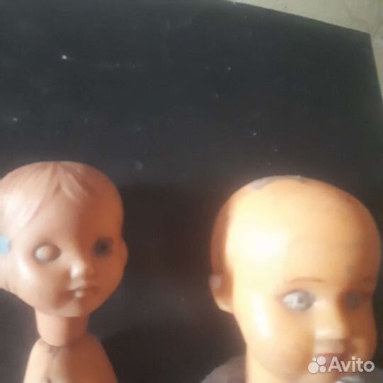 Куклы пупсы СССР клеймо мишка