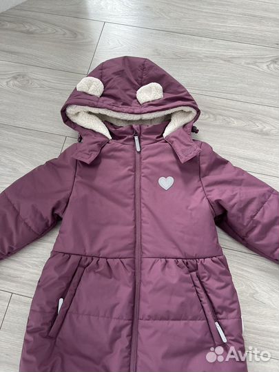 Зимний костюм для девочки 116-122