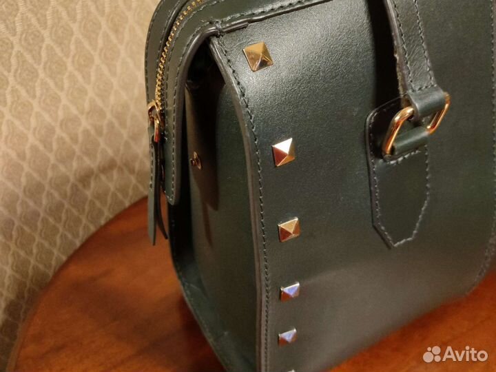 Сумка ASOS саквояж натуральная кожа