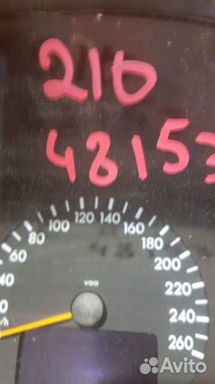 Панель приборов на Mercedes W210 E-class