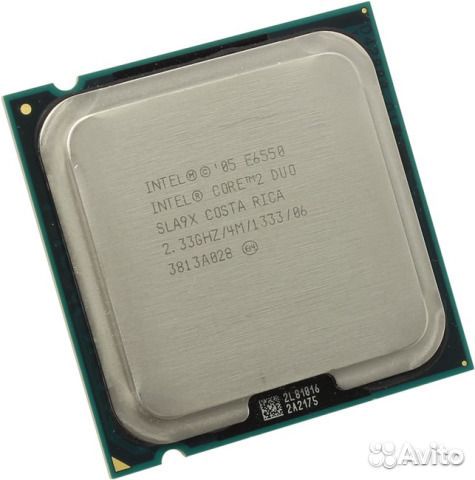 Процессор Intel Core 2 Duo Processor E6550 б/у
